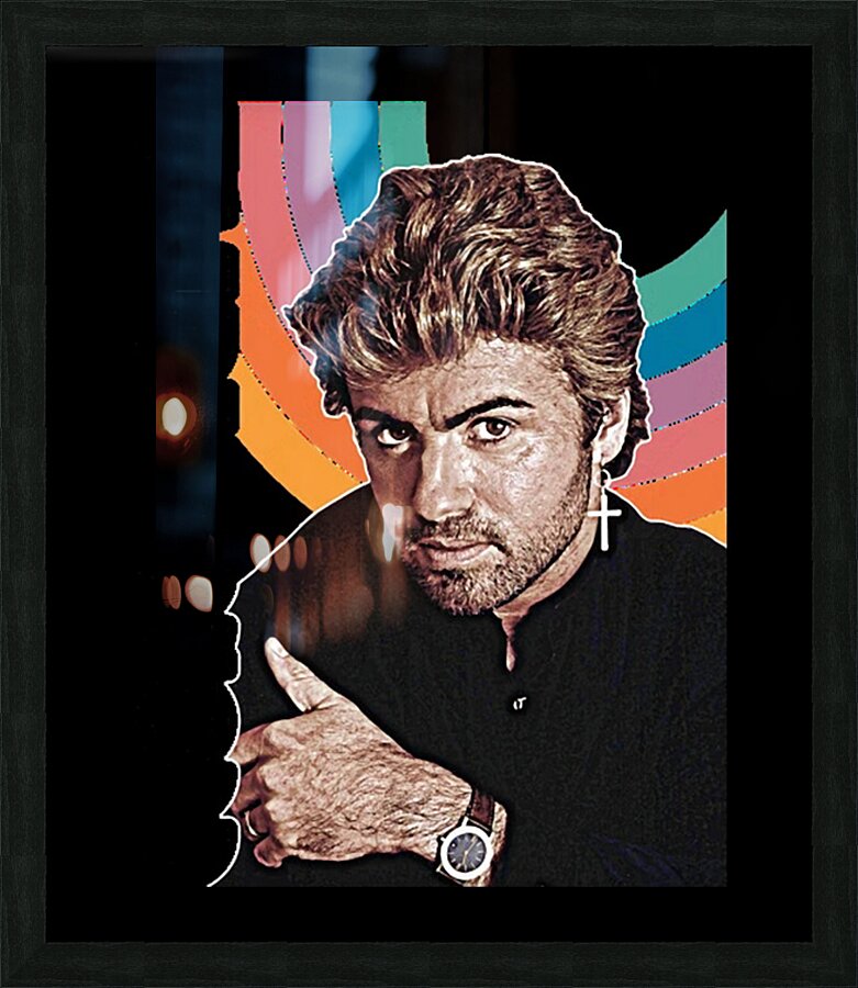 George Michael 25 Picture Frame print