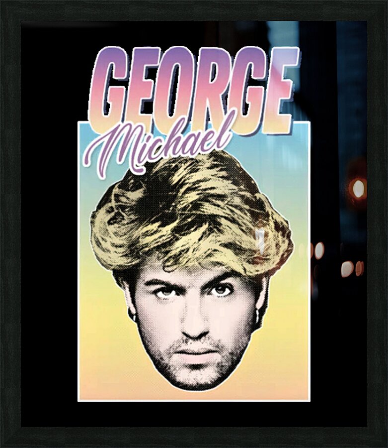 George Michael 33 Picture Frame print