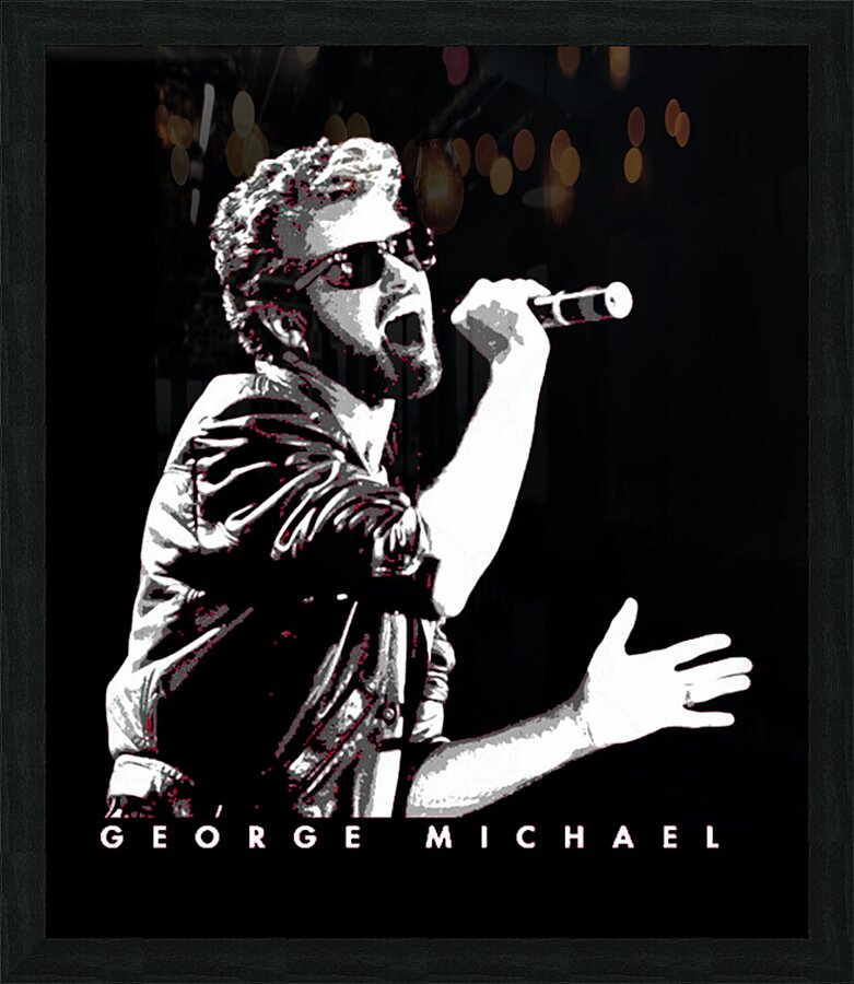 George Michael 35 Picture Frame print