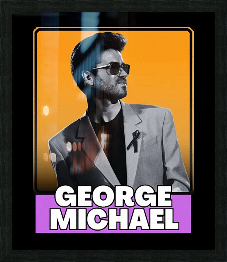 George Michael 39 Picture Frame print
