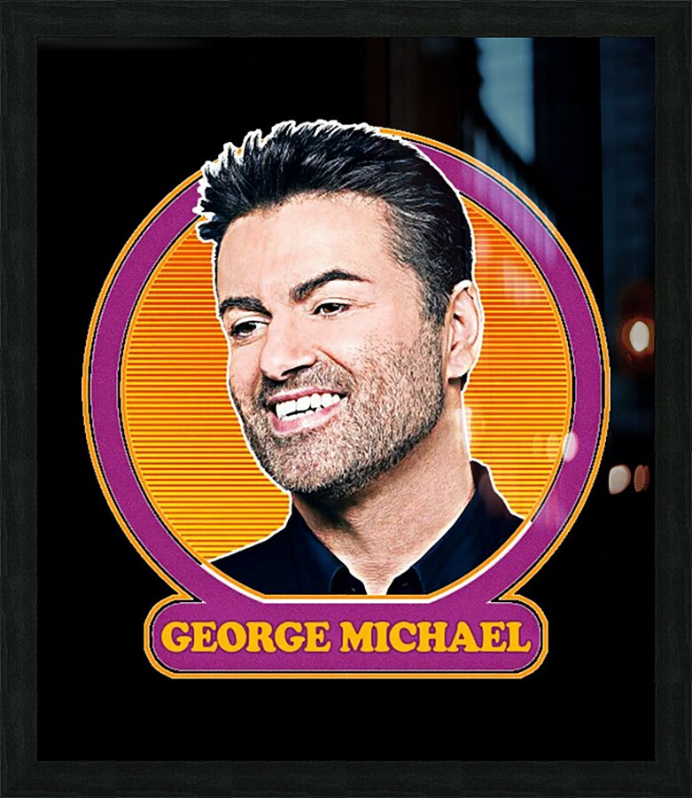 George Michael 40 Picture Frame print