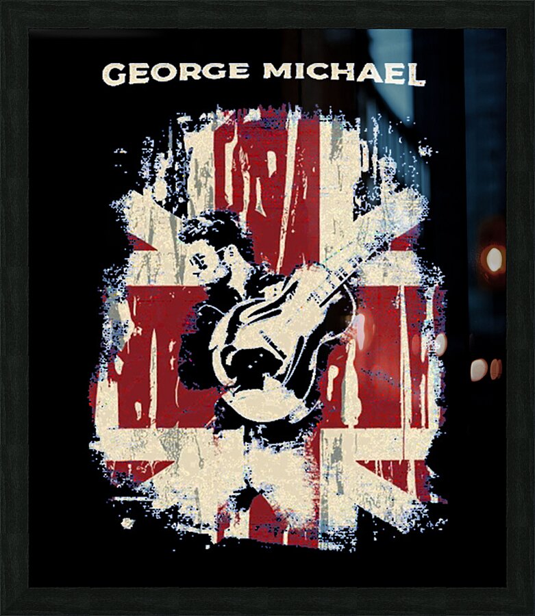 George Michael 43 Picture Frame print