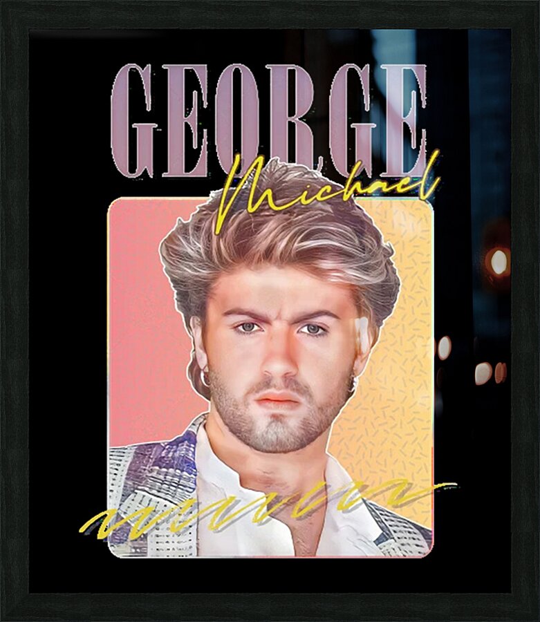 George Michael 44 Picture Frame print