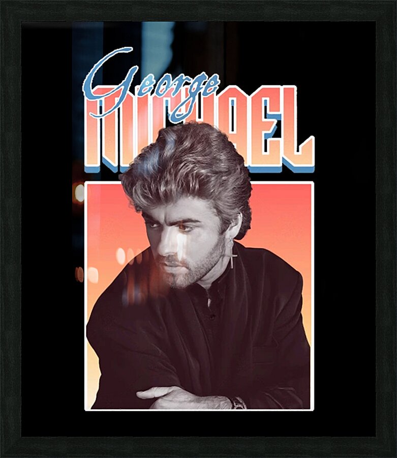 George Michael 48 Picture Frame print