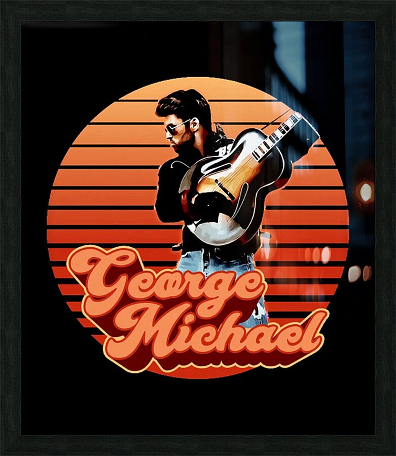 George Michael 49 Picture Frame print