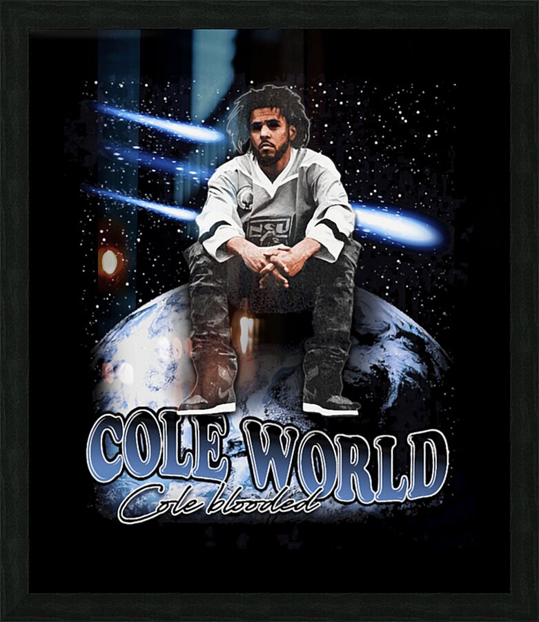 J. Cole 4 Picture Frame print