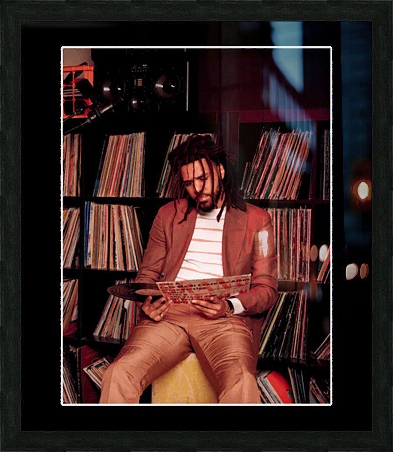 J. Cole 7 Picture Frame print