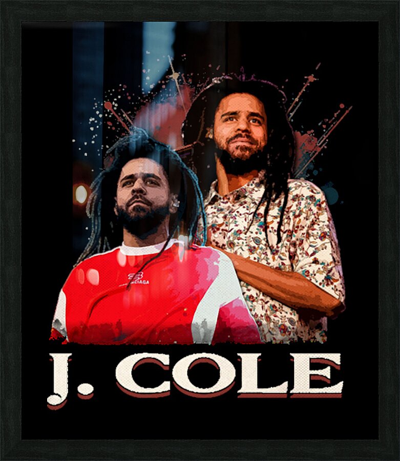 J. Cole 10 Picture Frame print