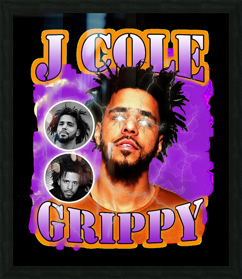 J. Cole 12 Picture Frame print