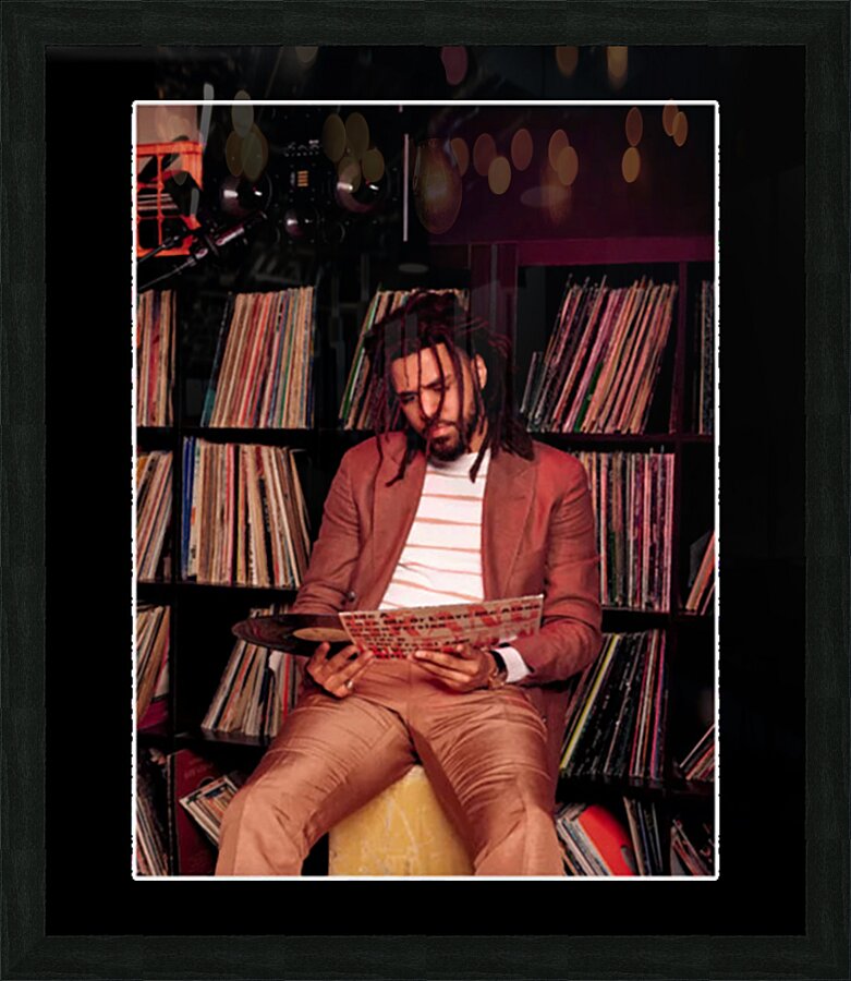 J. Cole 13 Picture Frame print