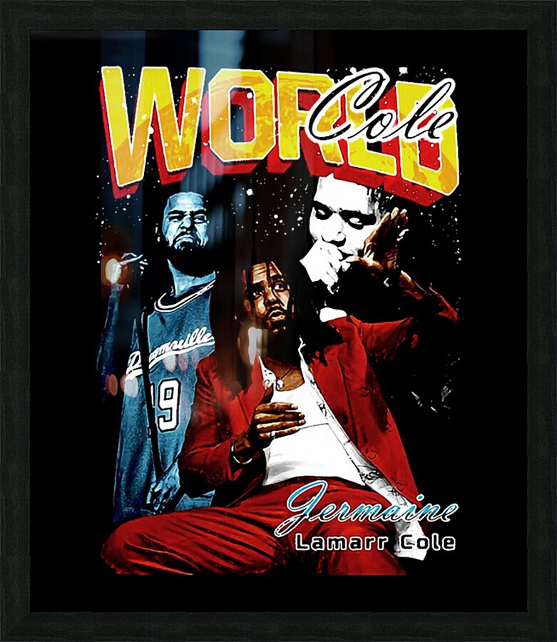 J. Cole 15 Picture Frame print