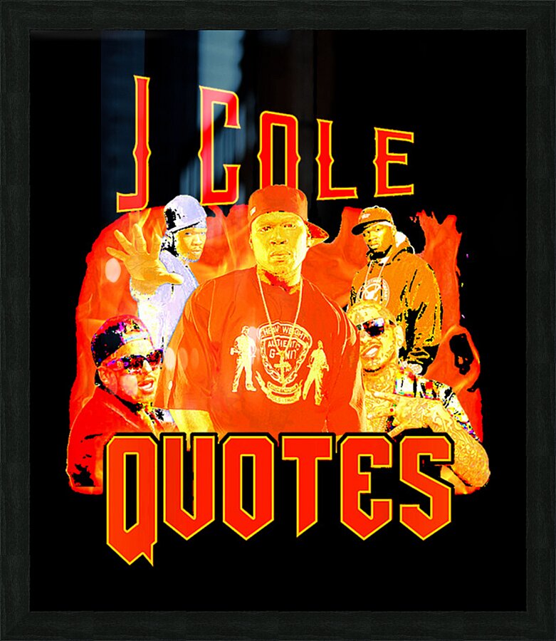 J. Cole 16 Picture Frame print