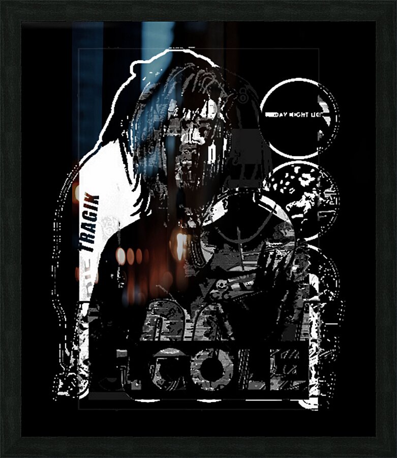J. Cole 17 Picture Frame print