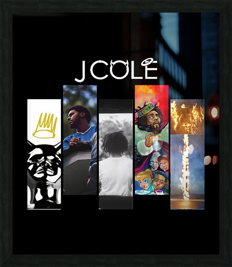 J. Cole 18 Picture Frame print