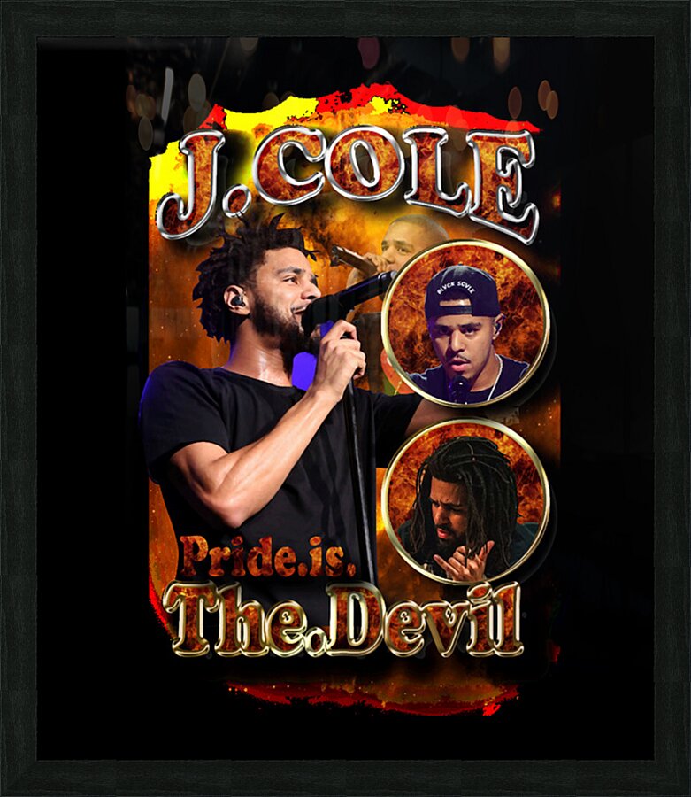 J. Cole 19 Picture Frame print