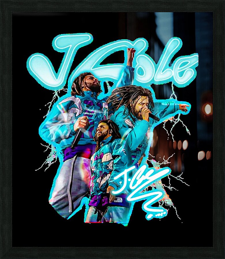 J. Cole 20 Picture Frame print
