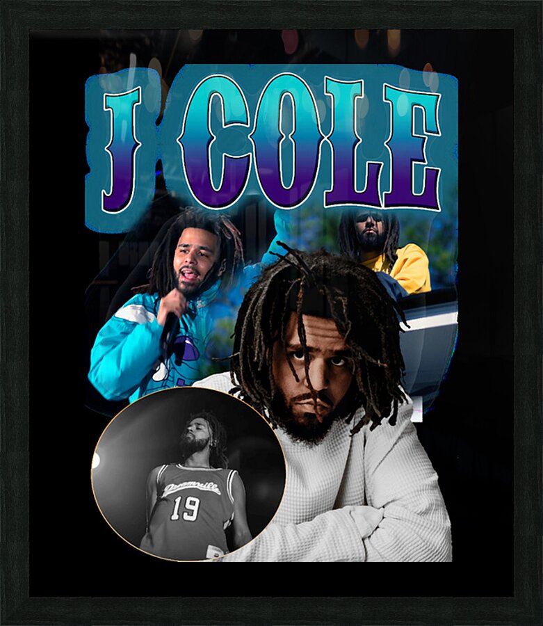 J. Cole 21 Picture Frame print