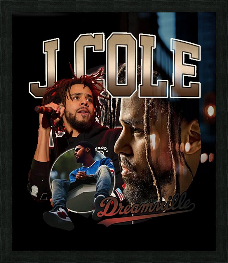 J. Cole 22 Picture Frame print