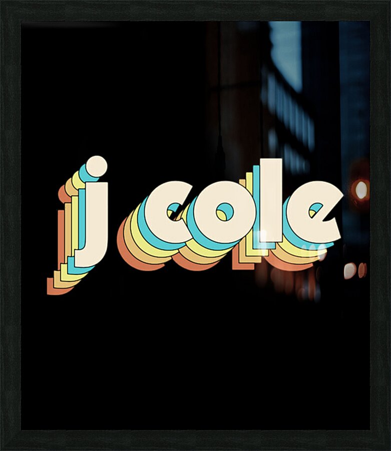 J. Cole 23 Picture Frame print