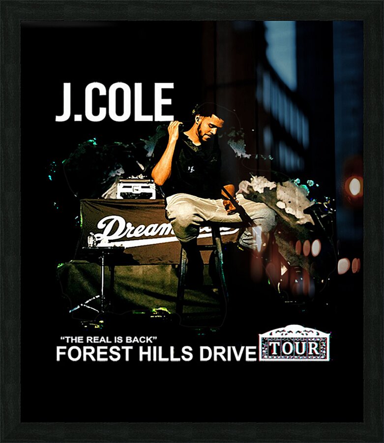 J. Cole 25 Picture Frame print