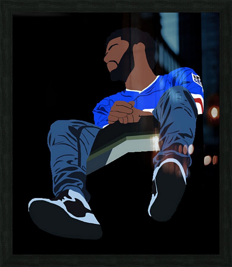 J. Cole 27 Picture Frame print