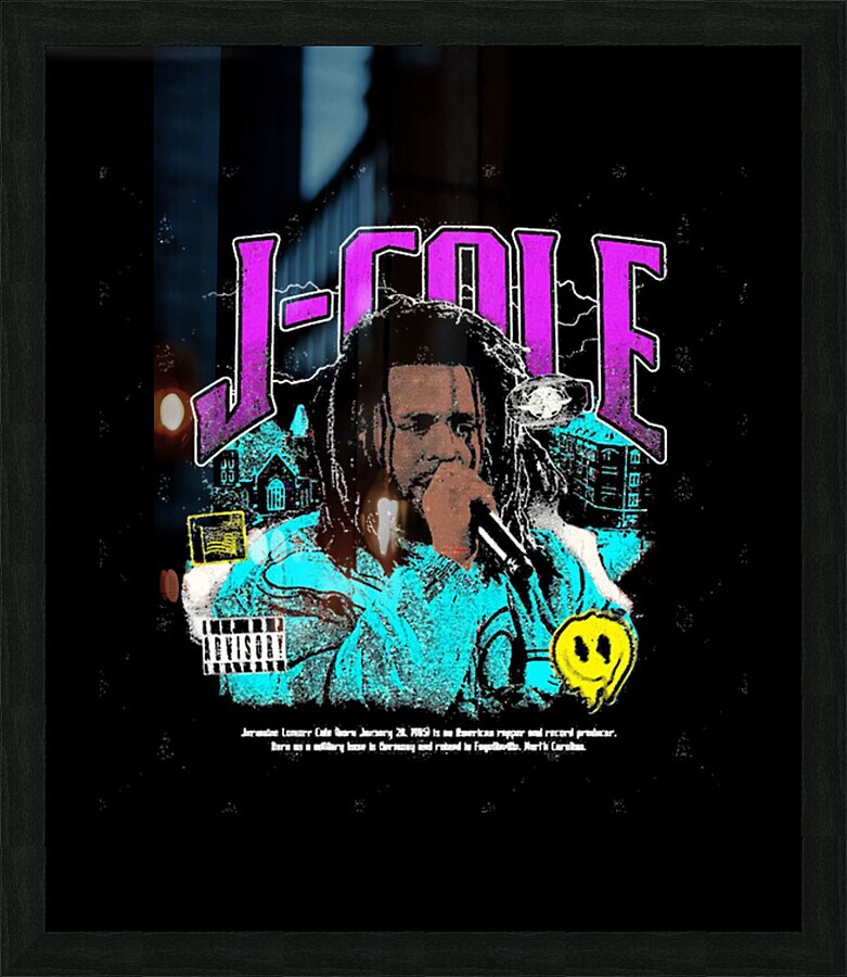 J. Cole 32 Picture Frame print