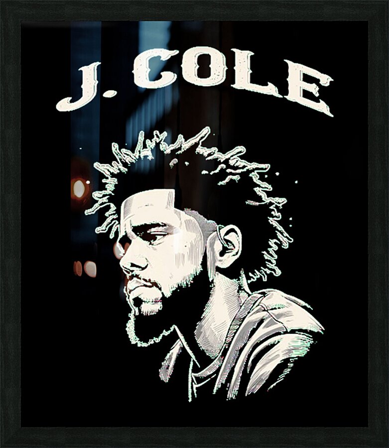 J. Cole 1 Picture Frame print