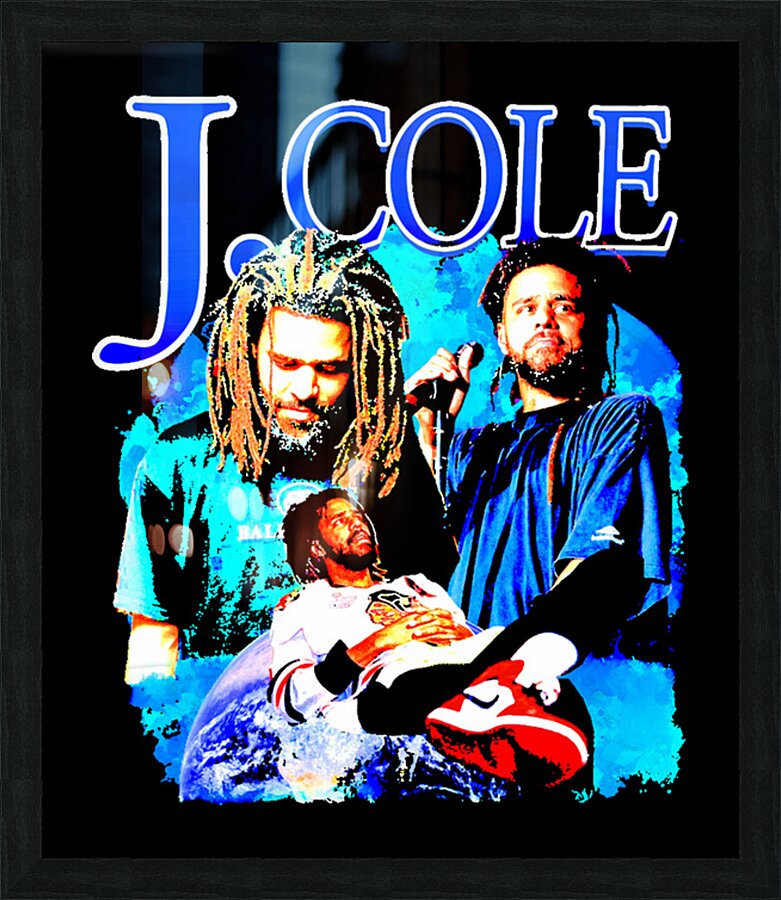 J. Cole 2 Picture Frame print