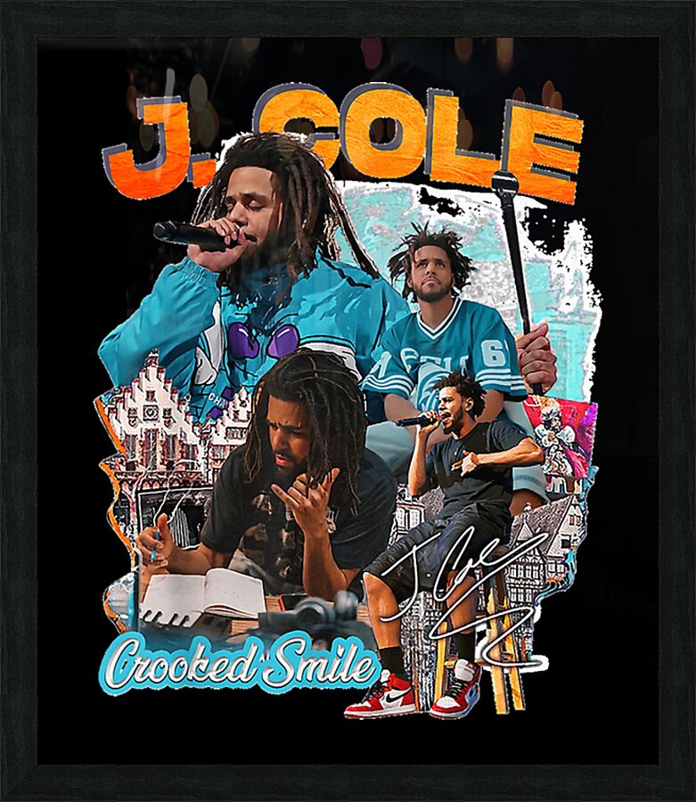 J. Cole 3 Picture Frame print