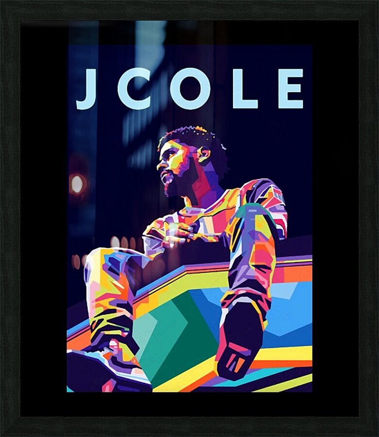 J. Cole 4 Picture Frame print