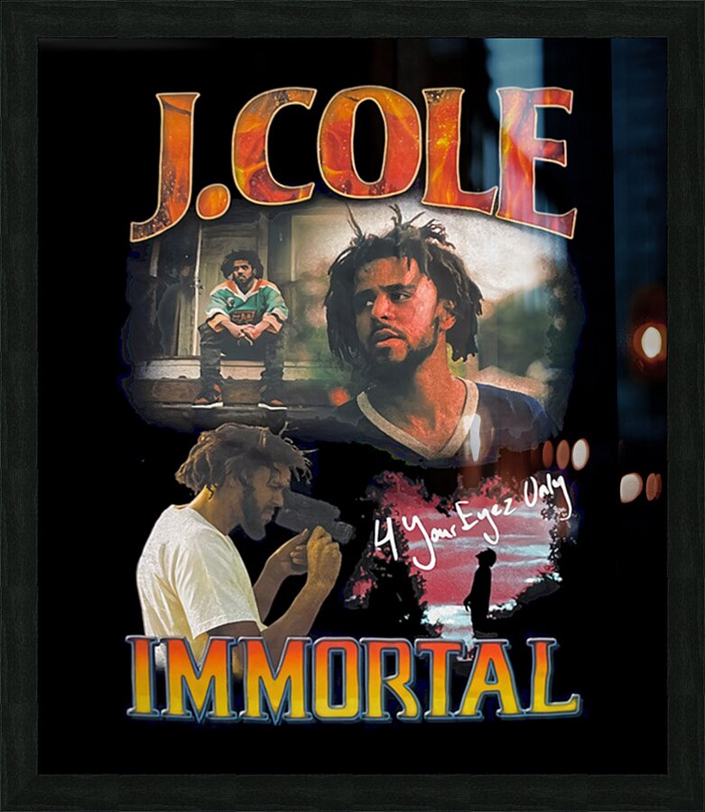 J. Cole 6 Picture Frame print