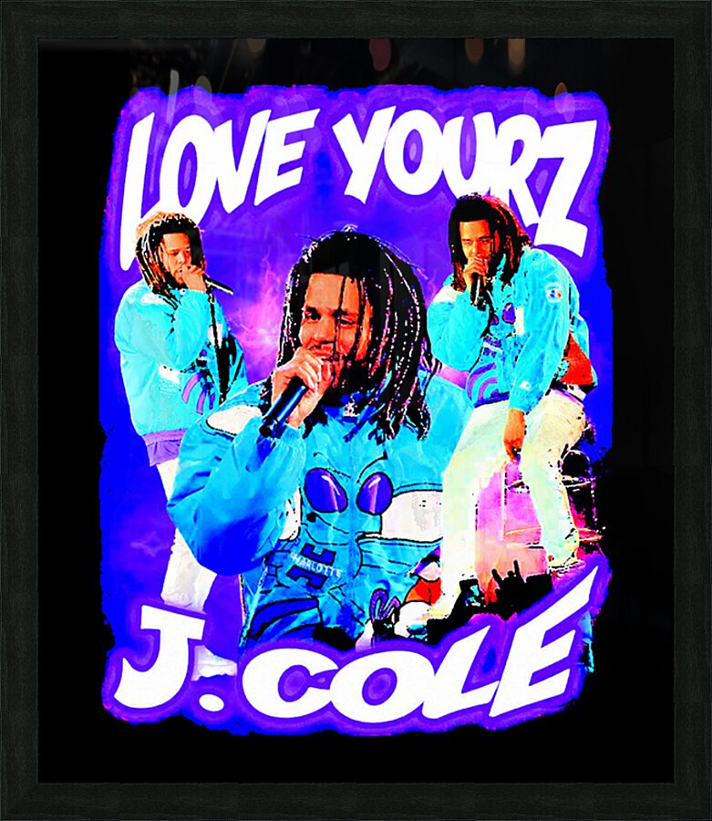 J. Cole 7 Picture Frame print