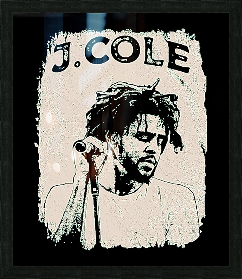 J. Cole 13 Picture Frame print