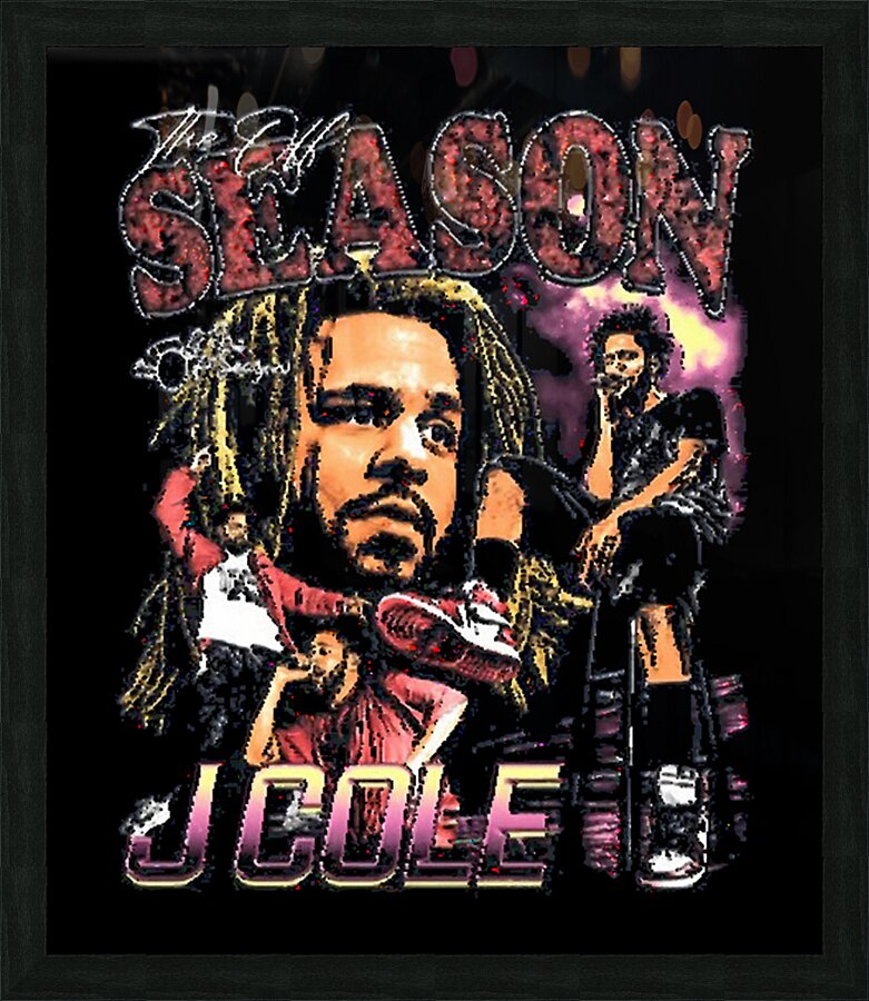 J. Cole 15 Picture Frame print