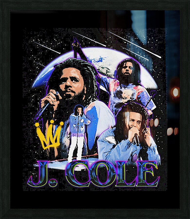 J. Cole 18 Picture Frame print