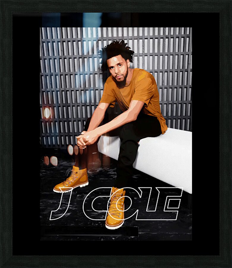 J. Cole 23 Picture Frame print
