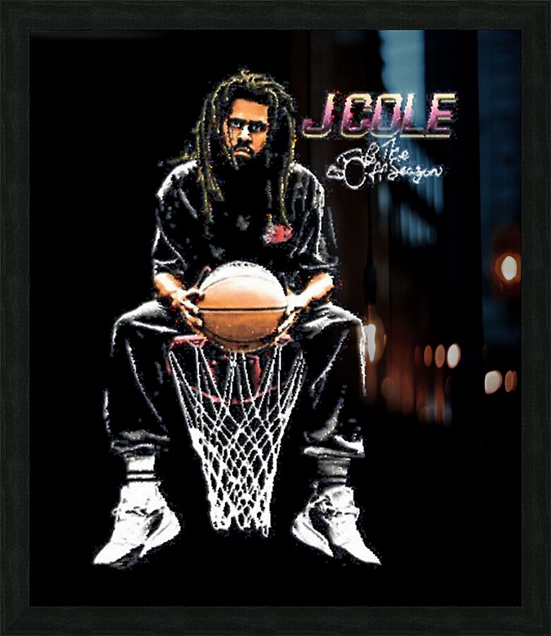 J. Cole 25 Picture Frame print