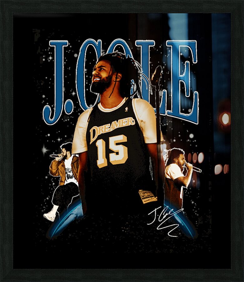 J. Cole 27 Picture Frame print