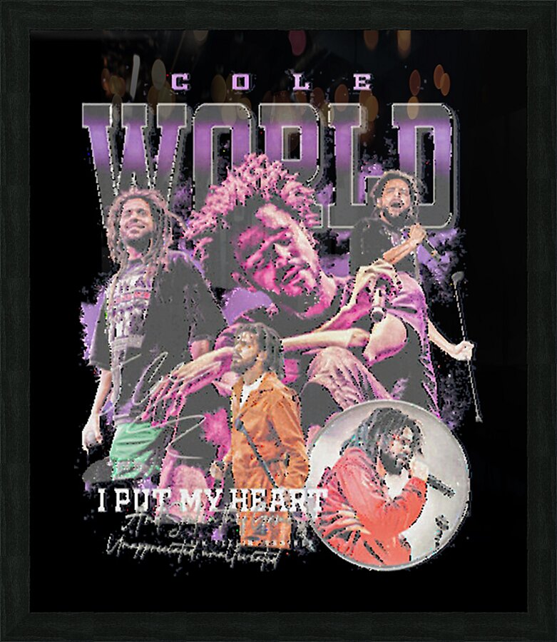 J. Cole 31 Picture Frame print