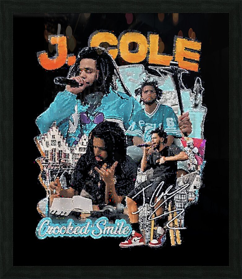 J. Cole 34 Picture Frame print