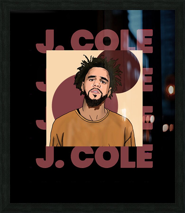 J. Cole 36 Picture Frame print