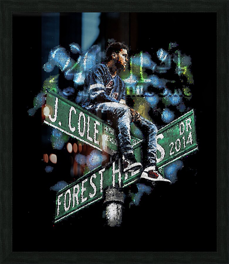 J. Cole 37 Picture Frame print
