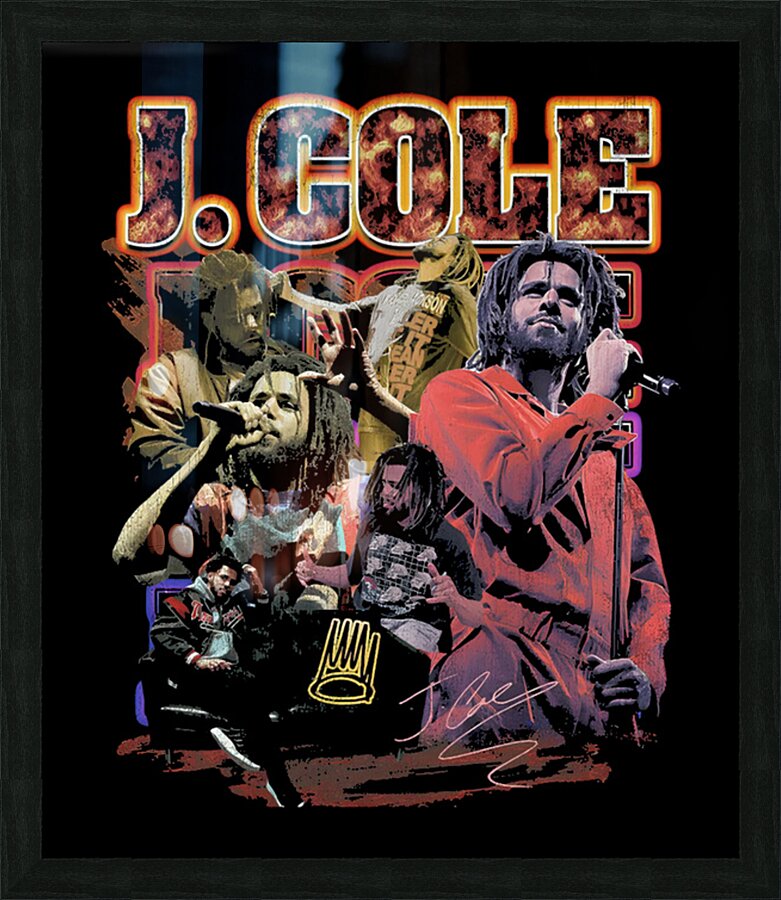 J. Cole 40 Picture Frame print