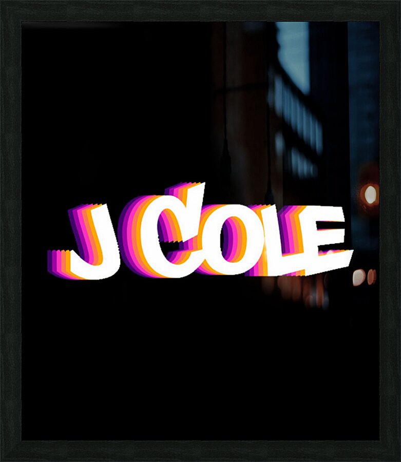 J. Cole 42 Picture Frame print