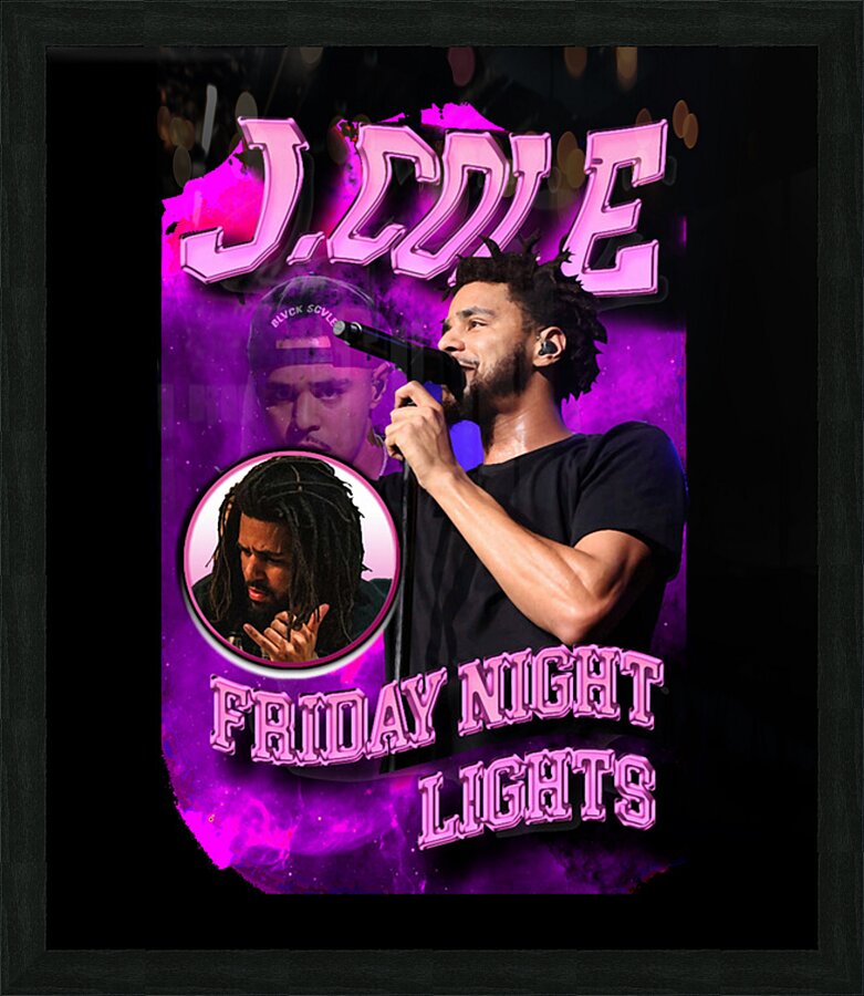 J. Cole 43 Picture Frame print