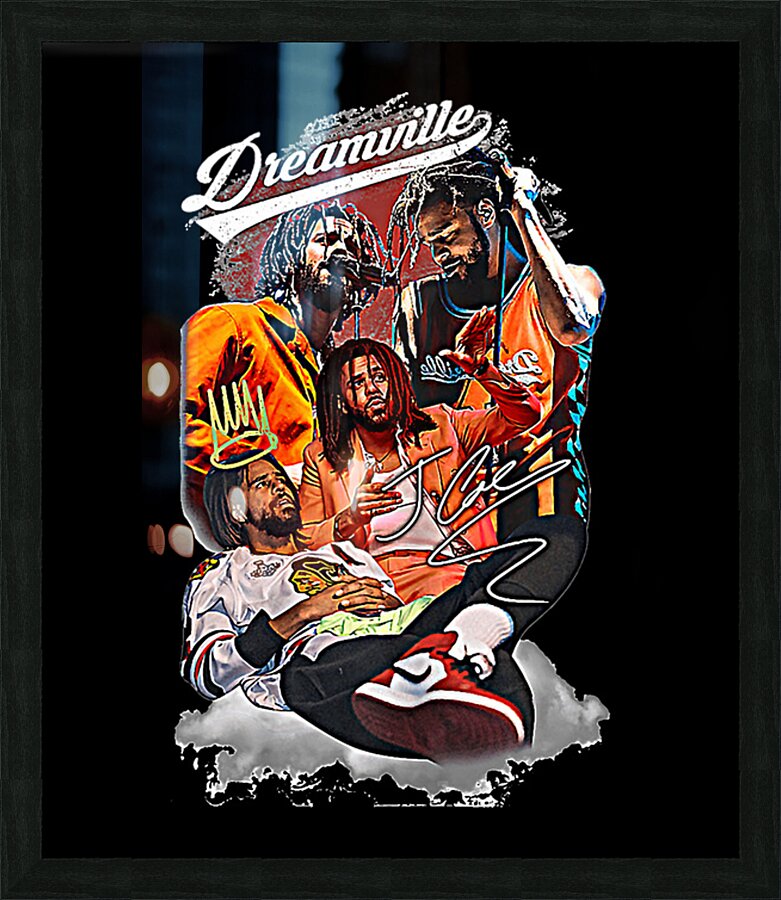 J. Cole 46 Picture Frame print