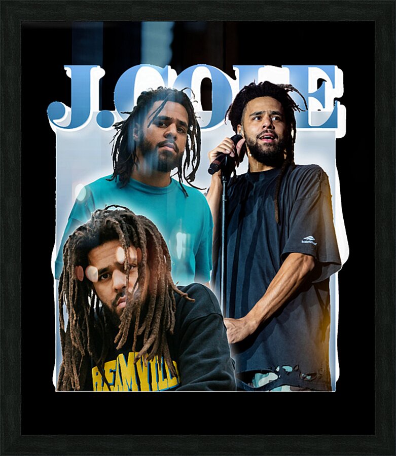 J. Cole 48 Picture Frame print