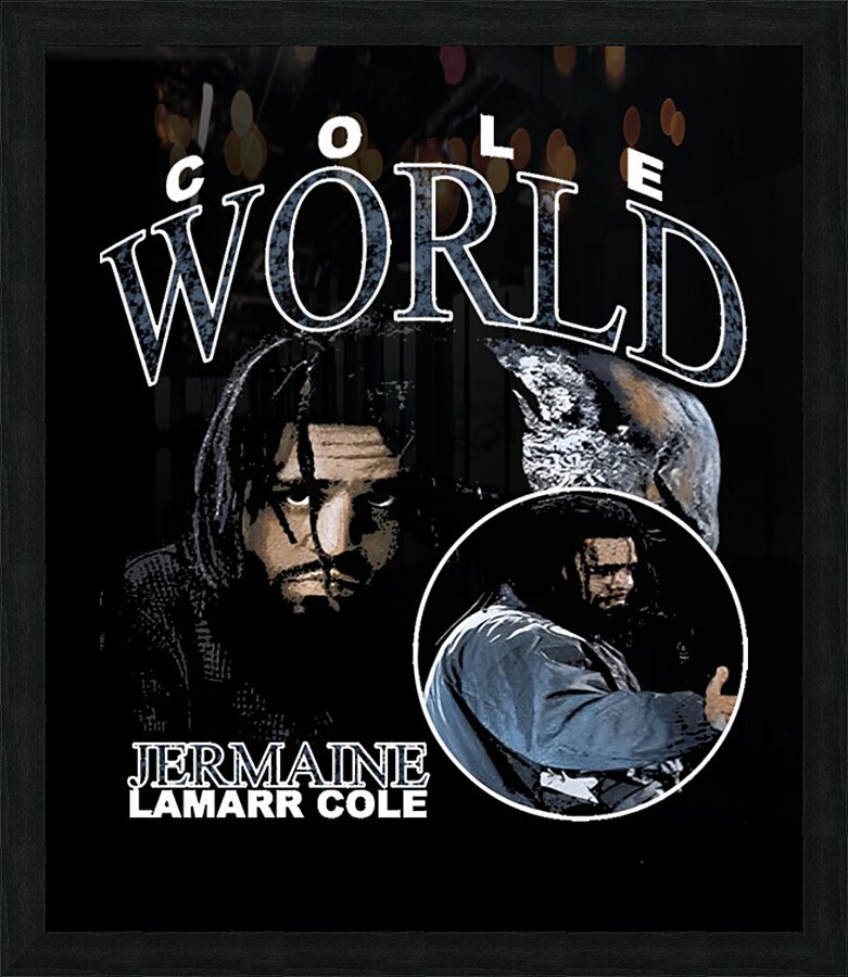 J. Cole 52 Picture Frame print