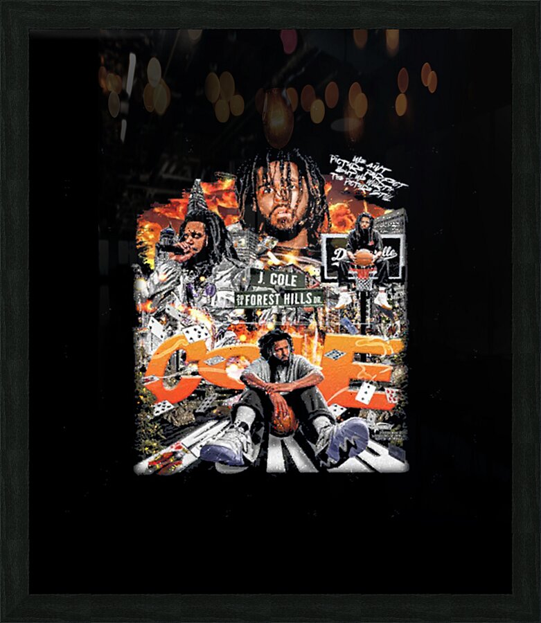 J. Cole 53 Picture Frame print