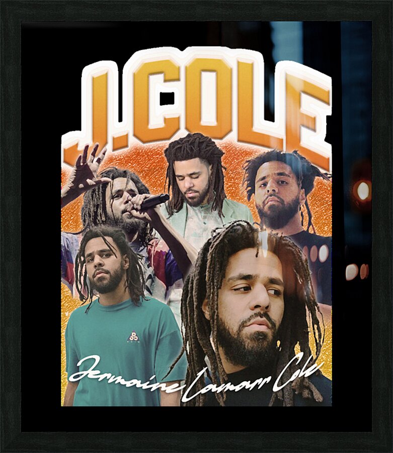 J. Cole 57 Picture Frame print